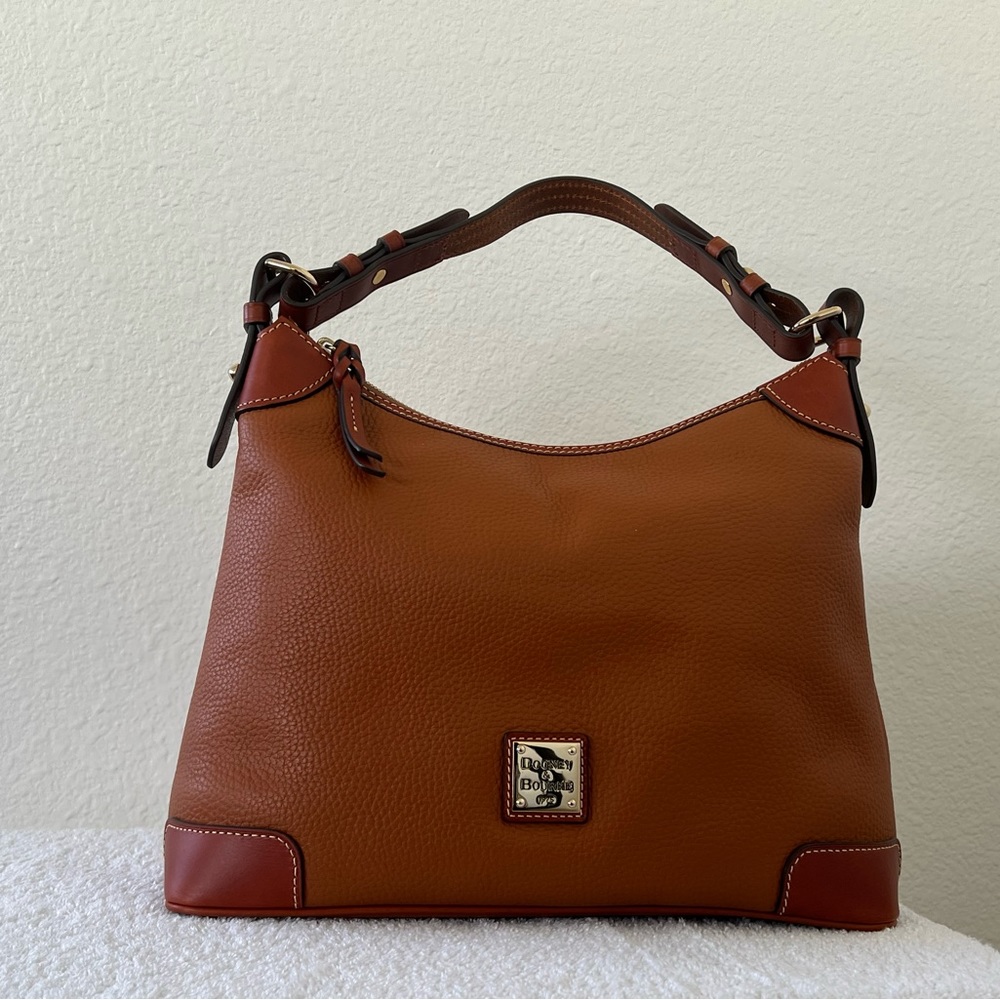 Dooney & Bourke Tan leather shoulder bag